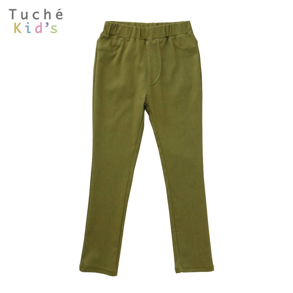 【男児女児兼用】トゥシェ　キッズ　レーヨン混ストレッチパンツ